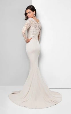 Formal Gowns Terani Couture - Dazzling Beaded Illusion Neck Polyester Mermaid Dress 1712M3434 8 Formal Gowns Terani Couture - Dazzling Beaded Illusion Neck Polyester Mermaid Dress 1712M3434