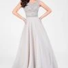Formal Gowns Terani Couture - Embelished Sleeveless With Back Corset Prom Gown 1711P2832