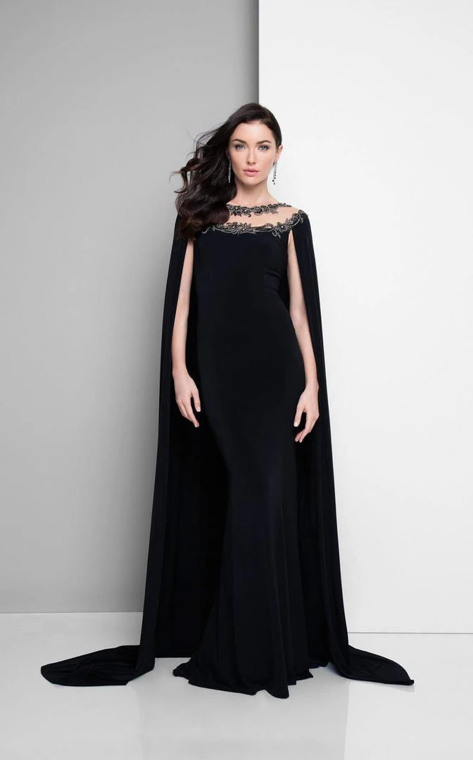 Formal Gowns Terani Couture - Embellished Jersey Mermaid Gown 1713M3488 3 Formal Gowns Terani Couture - Embellished Jersey Mermaid Gown 1713M3488