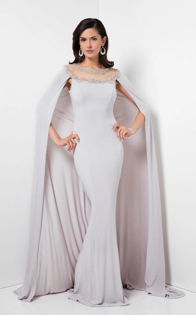Formal Gowns Terani Couture - Embellished Jersey Mermaid Gown 1713M3488 5 Formal Gowns Terani Couture - Embellished Jersey Mermaid Gown 1713M3488
