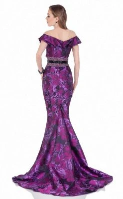 Terani Couture - Floral Ruffled Evening Gown 1623E1667