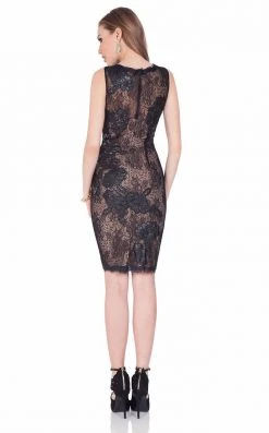 Terani Couture - Metallic Floral Evening Dress 1623C1411