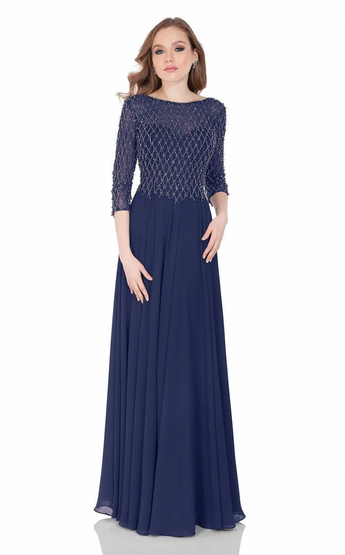 Terani Couture - Ornate Lattice Illusion A-Line Gown 1622M1793 Formal Gowns 4 Terani Couture - Ornate Lattice Illusion A-Line Gown 1622M1793 Formal Gowns