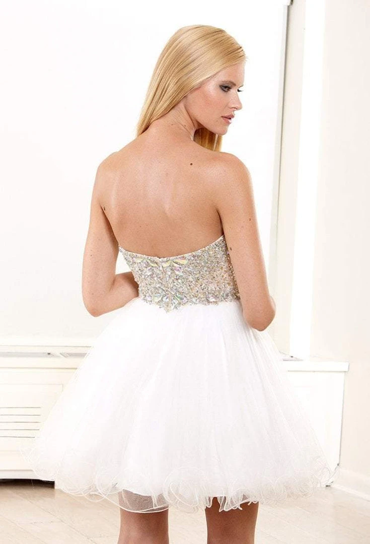 Terani Couture - P3007 Strapless Crystal Embellished Cocktail Dress 7 Terani Couture - P3007 Strapless Crystal Embellished Cocktail Dress