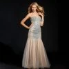 Formal Gowns Terani Couture - Scintillating Bejeweled Sweetheart Fit And Flare P1575