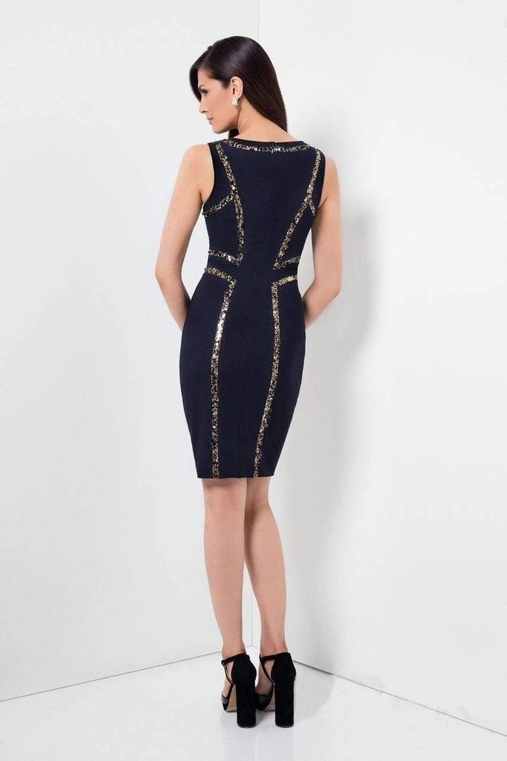 Terani Couture - Sophisticated Body-fitting Sleeveless Dress 1621C1260 4 Terani Couture - Sophisticated Body-fitting Sleeveless Dress 1621C1260