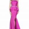 Terani Couture - Sparkling Waist Peplum Evening Gown 1621E1475