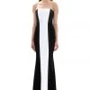 Theia - 882253 Sleek Strapless Panel Evening Dress Formal Gowns
