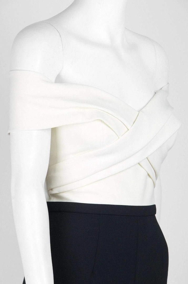 Long Dresses Theia - 883335 Crisscross Pleated Colorblock Jumpsuit 7 Long Dresses Theia - 883335 Crisscross Pleated Colorblock Jumpsuit