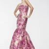 Formal Gowns Theia - Floral Pattern Mermaid Gown 881176 1 Formal Gowns Theia - Floral Pattern Mermaid Gown 881176