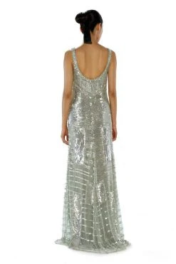 Formal Gowns Theia - Sequined Bateau Neck Dress 882323 8 Formal Gowns Theia - Sequined Bateau Neck Dress 882323