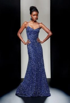 Theia - Sequined Long Gown 880576
