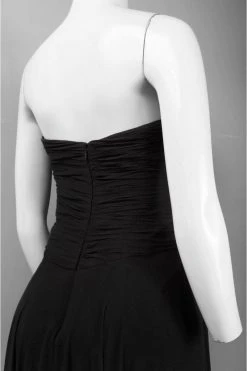 Formal Gowns Theia - Strapless Sequined Long Gown 881301