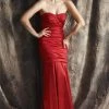 Theia - Strapless Sweetheart Ruched Taffeta Gown 881196