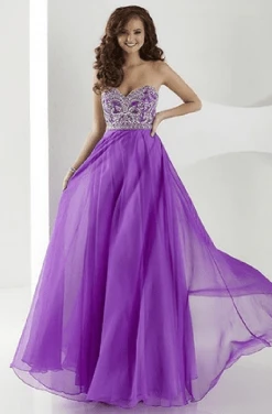 Tiffany Designs - 16183 Noble Bejeweled Sweetheart A-Line Evening Gown Formal Gowns