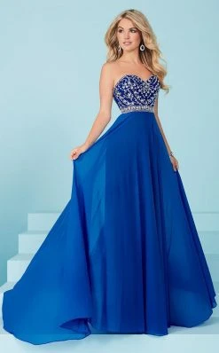 Tiffany Designs - 16221 Delicately Embellished Sweetheart A-Line Evening Gown
