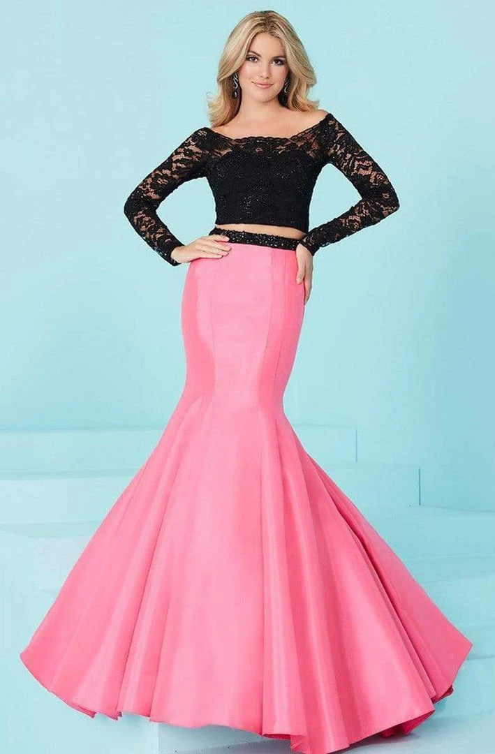 Tiffany Designs - 16240 Scalloped Off Shoulder Mermaid Gown Formal Gowns 3 Tiffany Designs - 16240 Scalloped Off Shoulder Mermaid Gown Formal Gowns
