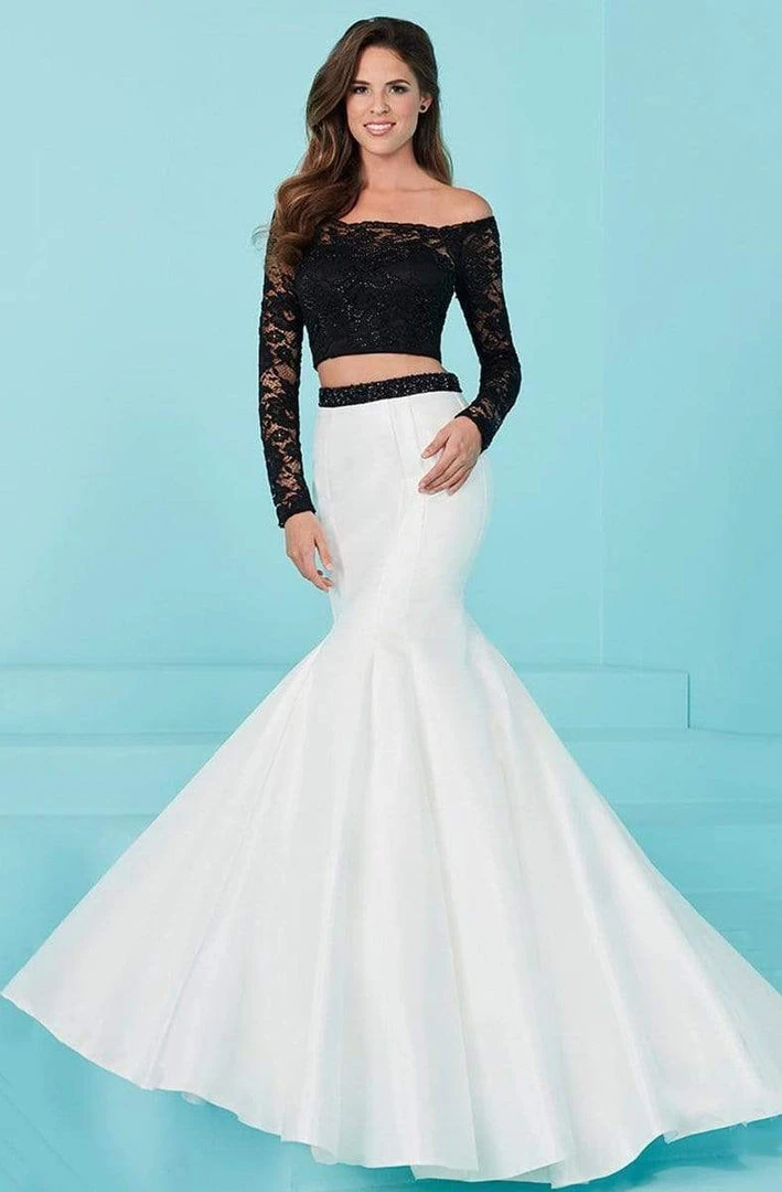 Tiffany Designs - 16240 Scalloped Off Shoulder Mermaid Gown Formal Gowns 5 Tiffany Designs - 16240 Scalloped Off Shoulder Mermaid Gown Formal Gowns