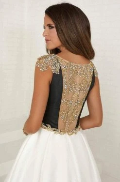 Tiffany Designs - 16297 Beaded Deep V-neck Shimmer Satin Ballgown Formal Gowns 15 Tiffany Designs - 16297 Beaded Deep V-neck Shimmer Satin Ballgown Formal Gowns