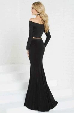 Formal Gowns Tiffany Designs - 16311 Two Piece Long Sleeve Jersey Dress