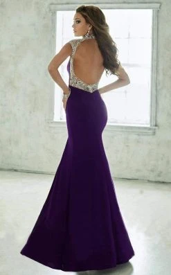 Formal Gowns Tiffany Designs - 46039 Bejeweled Choker Illusion Evening Gown