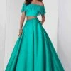 Tiffany Designs - 46134 Off-Shoulder Two-Piece Ballgown Formal Gowns