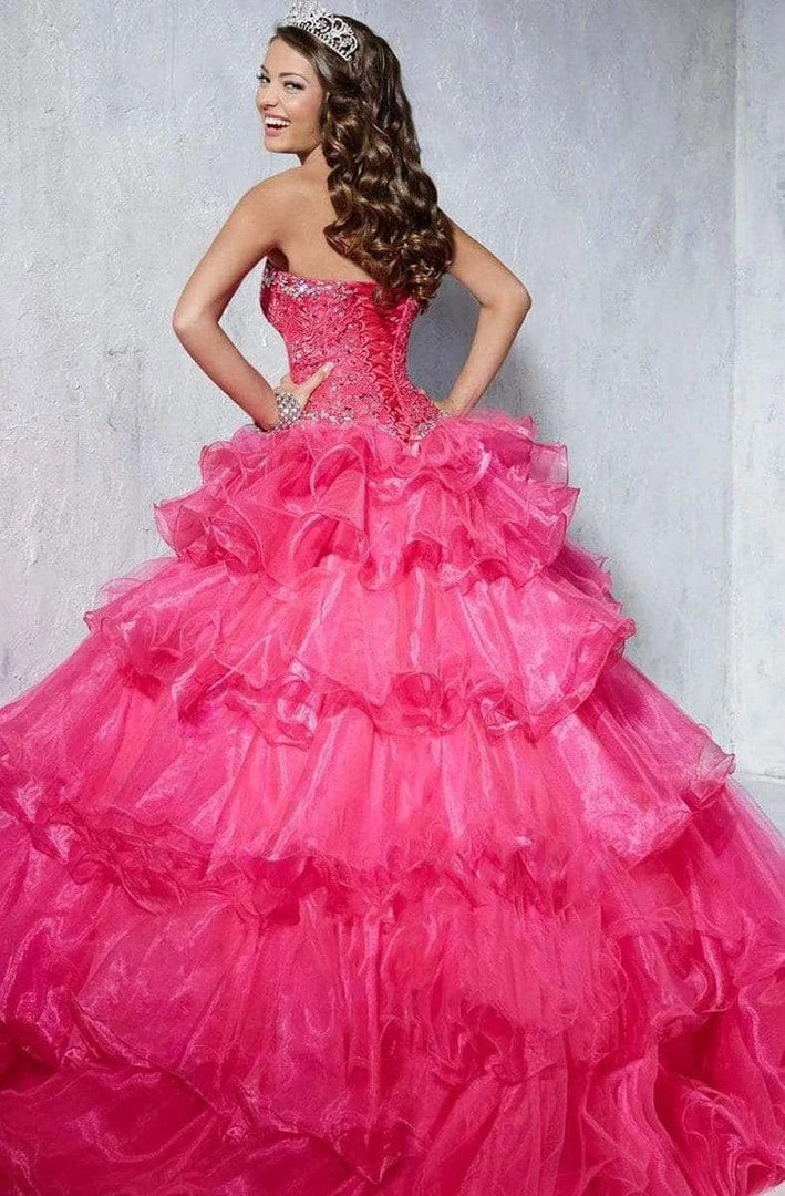 Formal Gowns Tiffany Designs - 56253 Beaded Sweetheart Tiered Ballgown 4 Formal Gowns Tiffany Designs - 56253 Beaded Sweetheart Tiered Ballgown