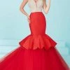 Tiffany Designs - Captivating Rhinestone And Crystal Beaded Deep Sweetheart Mermaid Dress 16217 - 1 Pc Champagne/Red In Size 4 Available Formal Gowns 2 Tiffany Designs - Captivating Rhinestone And Crystal Beaded Deep Sweetheart Mermaid Dress 16217 - 1 Pc Champagne/Red In Size 4 Available Formal Gowns