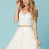 Tiffany Homecoming - 27192 Beaded Two Piece V-neck Cocktail Dress