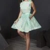 Tiffany Homecoming - 27198 Sleeveless Striped Organza A-line Dress