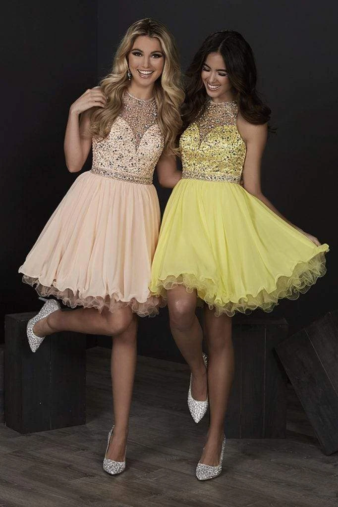 Tiffany Homecoming - 27210 Diamond Cutout Back Beaded Cocktail Dress Cocktail Dresses 4 Tiffany Homecoming - 27210 Diamond Cutout Back Beaded Cocktail Dress Cocktail Dresses