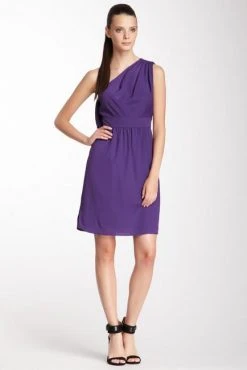 Cocktail Dresses Vince Camuto - Asymmetric A-Line Dress VC3X1350
