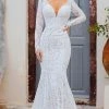 Formal Gowns Wilderly Bride By Allure Bridals - Lace Mermaid Bridal Gown F166 - 1 Pc Nude/Champagne/Ivory In Size 6 Available 2 Formal Gowns Wilderly Bride By Allure Bridals - Lace Mermaid Bridal Gown F166 - 1 Pc Nude/Champagne/Ivory In Size 6 Available