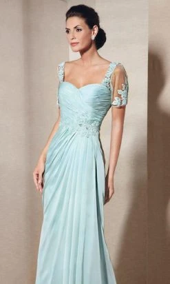 Alyce Paris - Black Label - 29580 Lace Embellished Chiffon Long Gown 12 Alyce Paris - Black Label - 29580 Lace Embellished Chiffon Long Gown