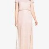 Adrianna Papell 191916100 - Cap Sleeve Beaded Mesh Evening Dress 1 Adrianna Papell 191916100 - Cap Sleeve Beaded Mesh Evening Dress