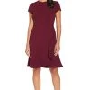 Adrianna Papell - AP1D102494 Jewel Short Sleeves Cocktail Dress