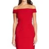 Adrianna Papell - AP1D102854 Off Shoulder Fitted Cocktail Dress 2 Adrianna Papell - AP1D102854 Off Shoulder Fitted Cocktail Dress