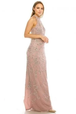 Adrianna Papell AP1E204944 - Halter Neck Evening Gown 8 Adrianna Papell AP1E204944 - Halter Neck Evening Gown