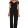 Adrianna Papell - AP1E206048 Gathered V-neck Jumpsuit