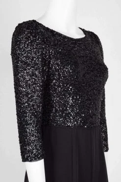 Adrianna Papell - AP1E206237 Sequined Bateau Fitted Jumpsuit 13 Adrianna Papell - AP1E206237 Sequined Bateau Fitted Jumpsuit