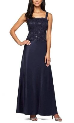 Alex Evenings - 1121198 Lace And Chiffon Dress With Lace Jacket 15 Alex Evenings - 1121198 Lace And Chiffon Dress With Lace Jacket