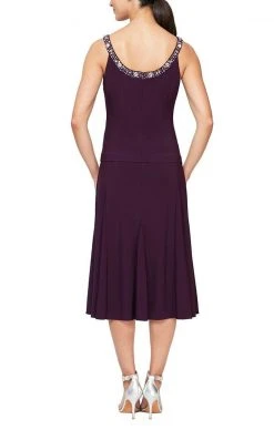 Alex Evenings - 135372 Beaded Scoop Neck Two-Piece Dress 11 Alex Evenings - 135372 Beaded Scoop Neck Two-Piece Dress