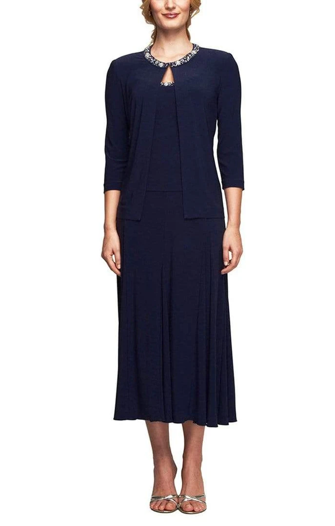 Alex Evenings - 135372 Beaded Scoop Neck Two-Piece Dress 7 Alex Evenings - 135372 Beaded Scoop Neck Two-Piece Dress