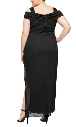 Alex Evenings - 432156 Scoop Neck Long Sheath Dress