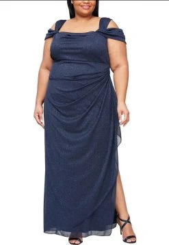 Alex Evenings - 433026 Glitter Mesh Sheath Dress 15 Alex Evenings - 433026 Glitter Mesh Sheath Dress