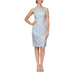 Alex Evenings - 81171013 Sleeveless Embroidered Two Piece Dress