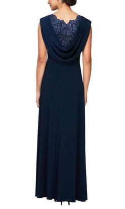 Alex Evenings - 81171137 Cowl Back Long Dress