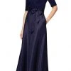 Alex Evenings - 81351533 Surplice Bodice Long Dress 2 Alex Evenings - 81351533 Surplice Bodice Long Dress