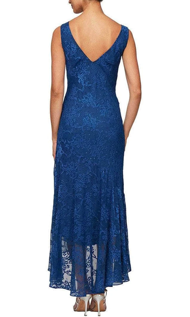 Alex Evenings - 8175734 Laced High Low A-Line Dress 6 Alex Evenings - 8175734 Laced High Low A-Line Dress