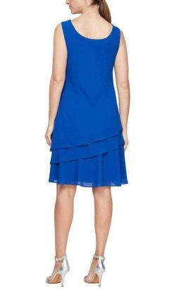 Alex Evenings - 8192005 Chiffon Knee Length 2-Piece Dress 13 Alex Evenings - 8192005 Chiffon Knee Length 2-Piece Dress